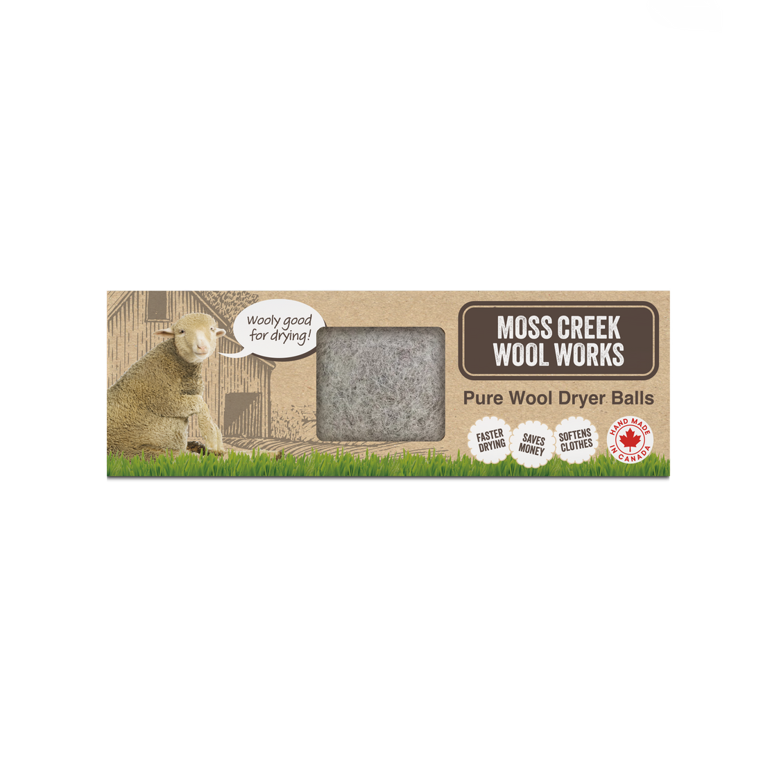 Moss Creek "Zero Waste" Refill - 75 Wool Balls (Asst. Colours) SAVE 5%