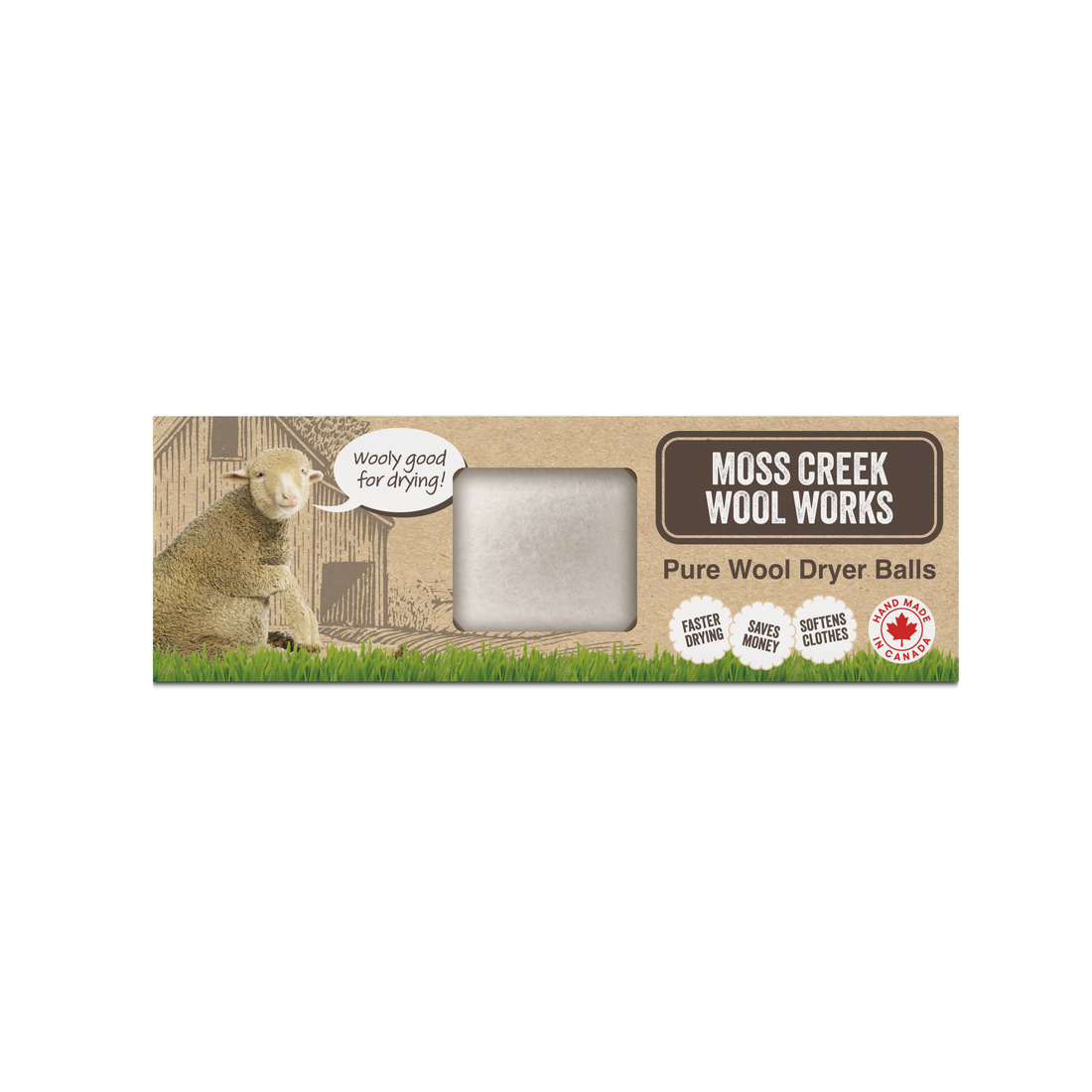 Moss Creek "Zero Waste" Refill - 75 Wool Balls (Asst. Colours) SAVE 5%