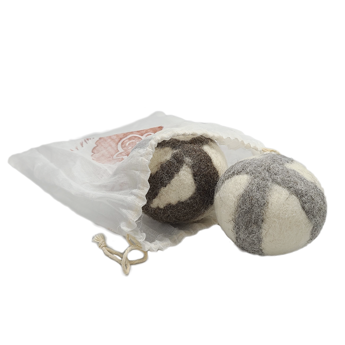 Moss Creek "Woolf" Balls for Dogs - 6-Pack, 2 Balls in Each Cotton Pouch