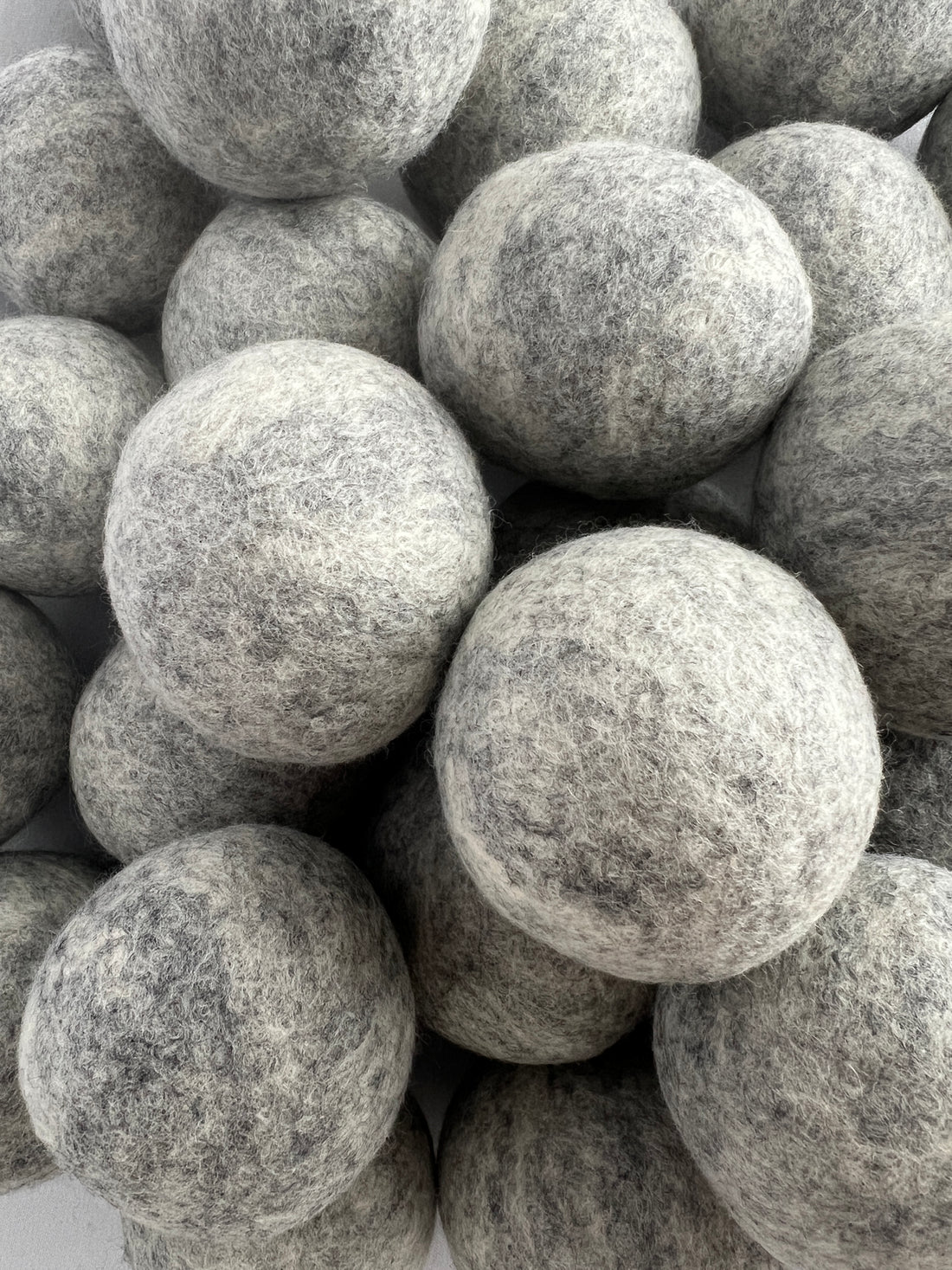 Moss Creek Grey Wool Dryer Balls
