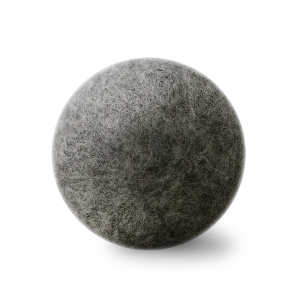 Grey Wool Balls
