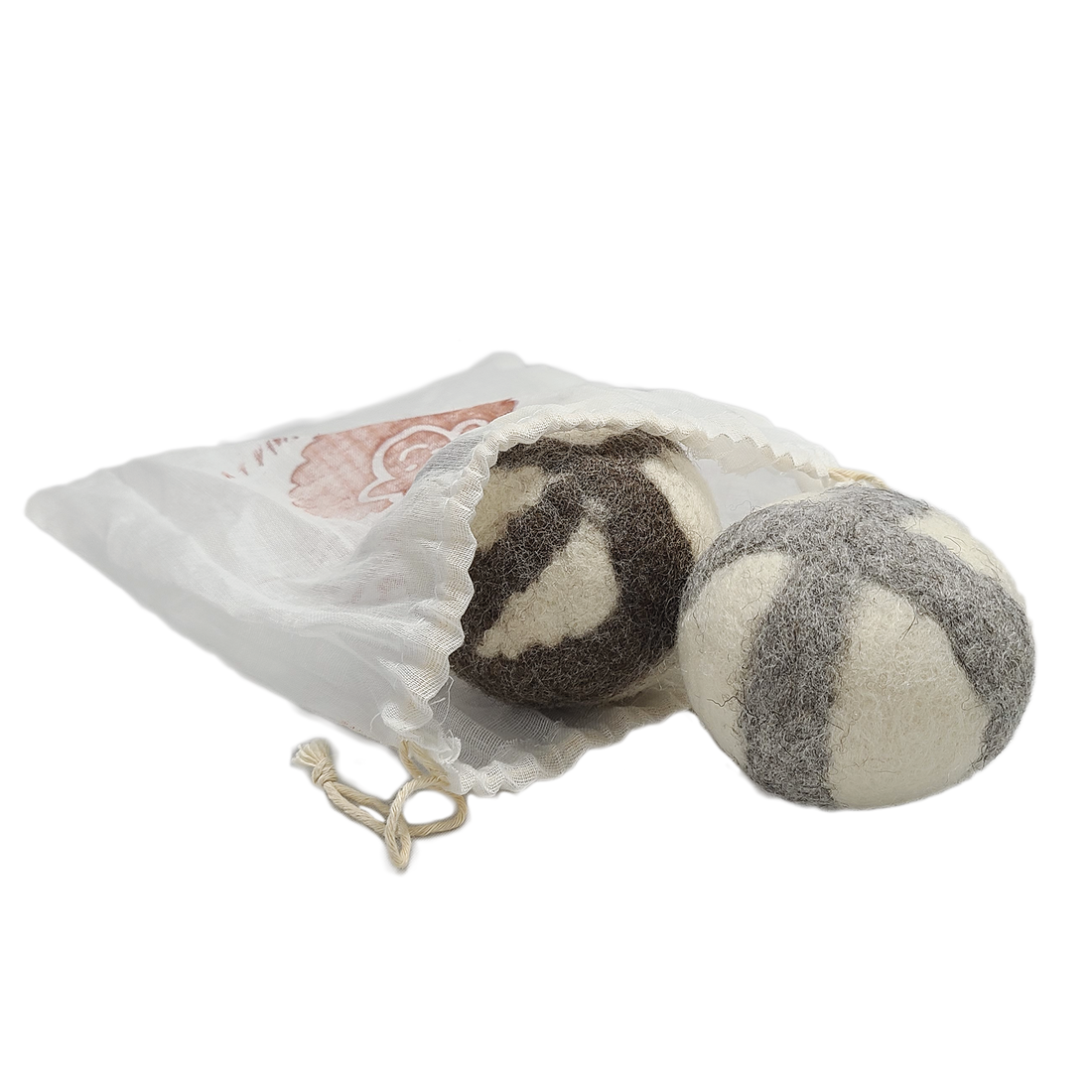 "Woolf" Balls for Dogs - 6-Pack, 2 Balls in Each Cotton Pouch